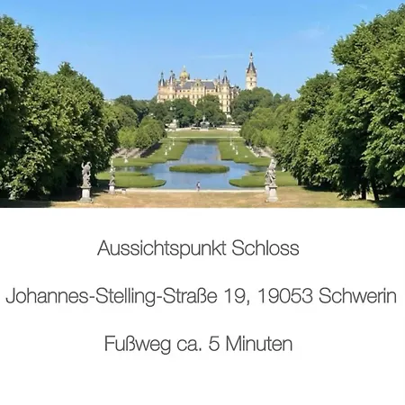 Zuarin Seeblick Mit Dschungel-feeling - Direkt Am Schlossgarten Von - Ganzes - Parkplatz Vorhanden Apartment